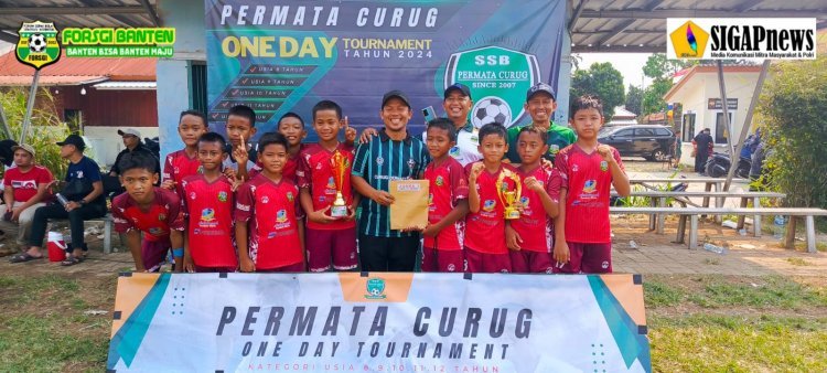 Forsgi Banten Juara Permata Curug One Day Tournament U-12 Usai Kalahkan Bintang Selatan 1-0