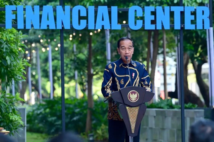 Presiden Joko Widodo Meresmikan Kawasan Indonesia Islamic Financial Center