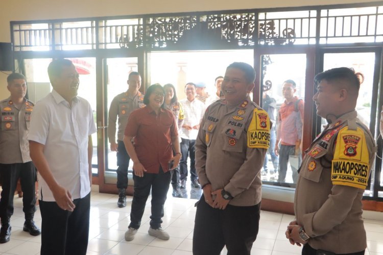 Kapolres Bangli Terima Tim Verifikasi Lapangan PEKPPP Mabes Polri