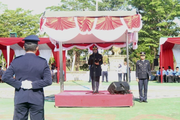 Kasdim 0825/Banyuwangi Laksanakan Upacara Hari Perhubungan Nasional Tahun 2024