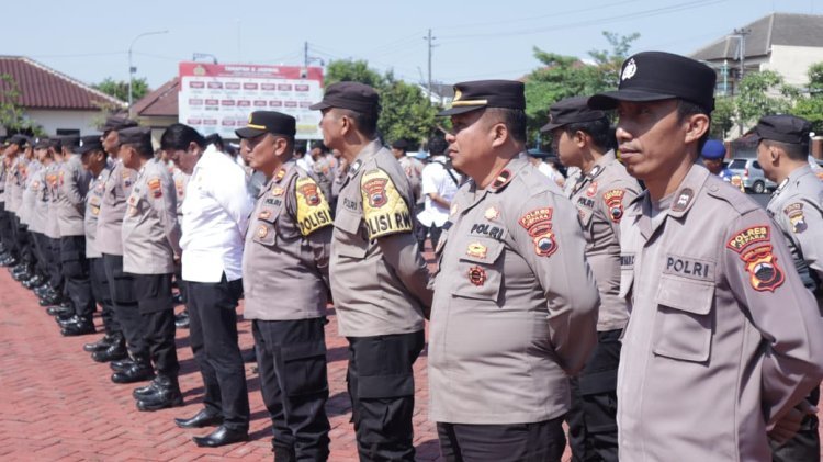 Dalam Rangka Persiapan Pengamanan Pilkada 2024, Polres Jepara Apelkan Polisi RW