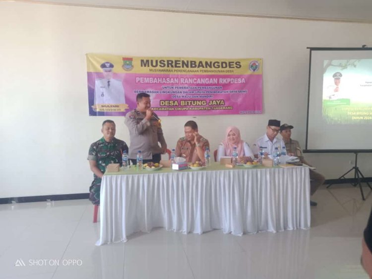 Musrenbangdes 2025 Desa Bitung Jaya: Wujudkan Pemerataan Pembangunan Berwawasan Lingkungan
