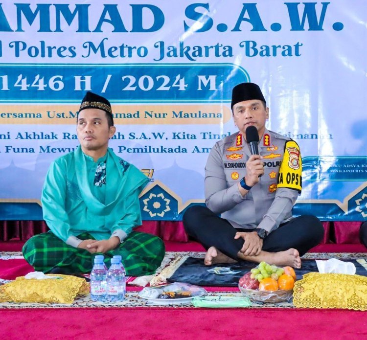 Polres Metro Jakarta Barat Gelar Maulid Nabi: Ajak Personel Teladani Akhlak Rasulullah