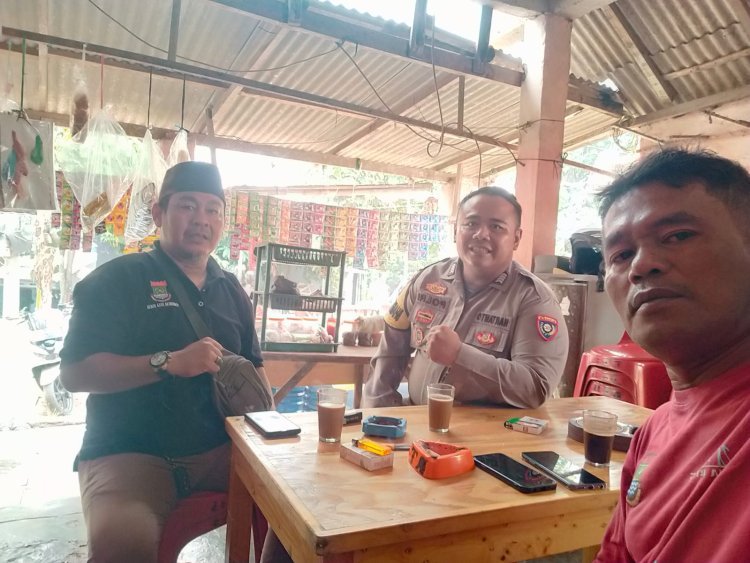 Kegiatan Sambang Warung Bhabinkamtibmas di Desa Dukuh
