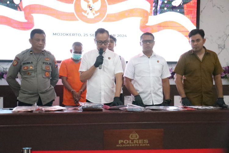 Polres Mojokerto Kota Amankan Terduga Pelaku Pencabulan Anak