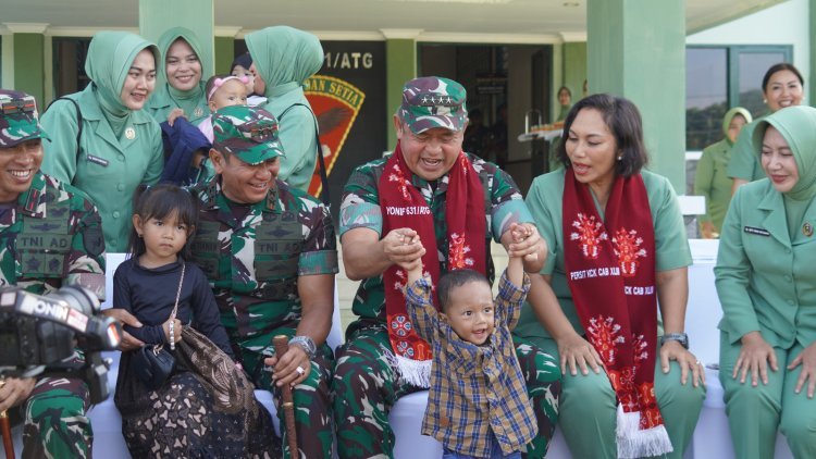 Pangdam XII/Tpr Dampingi Dua Hari Kunjungan Kerja Kasad di Wilayah Provinsi Kalteng