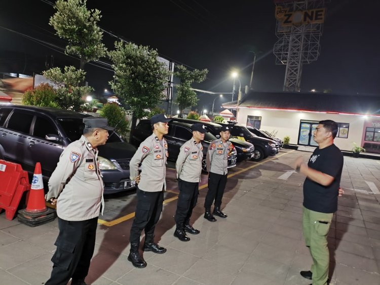 Kegiatan Protap Pengaturan Lalu Lintas Polsek Cikupa