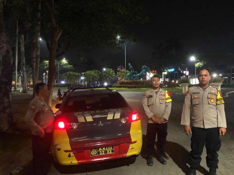 Kanit Binmas Ipda Amir Murtado Gelar Patroli Malam Antisipasi Kejahatan