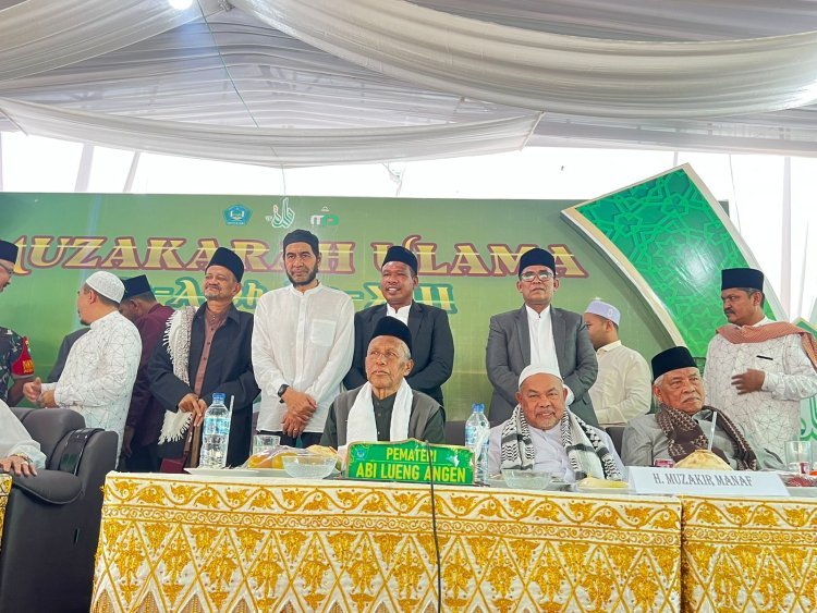 Di Muzakarah Ulama Se-Aceh, Abu Paya Pasi Doakan Kemenangan Sulaiman Tole dan Mualem