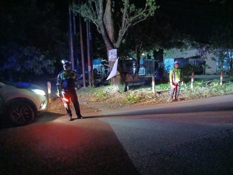 Satlantas Polres Simalungun Gelar Blue Light Patrol, Antisipasi Pelanggaran Lalu Lintas dan Kejahatan Jalanan