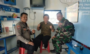 Polsek Cikupa Lakukan Sambang Warga Desa Bitung Jaya