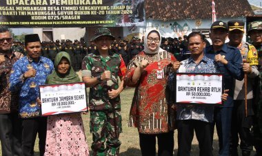 Buka TMMD Sengkuyung tahap IV di Desa Pagak, Bupati Sragen sampaikan dampak positif TMMD