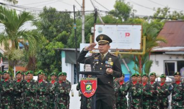Dalam Rangka HUT TNI ke-79 Satgas Pamtas Yonarmed 11 Laksanakan Ziarah di TMP Jaya Sakti Nunukan