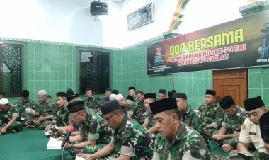 Dandim Boyolali Pimpin Doa Bersama Dalam Rangka HUT ke 79 TNI