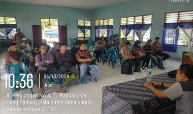 Polsek Bosar Maligas Gelar Jumat Curhat, Dengar Langsung Aspirasi Masyarakat di Ujung Padang