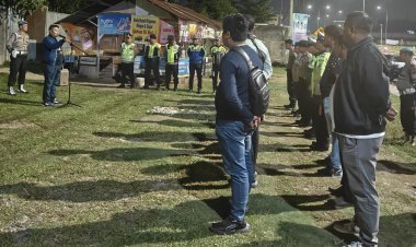 Kapolres Simalungun Pimpin Patroli Skala Besar Antisipasi Geng Motor di Malam Libur