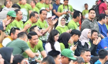 Presiden Jokowi Buka Nusantara TNI Fun Run 2024 di IKN