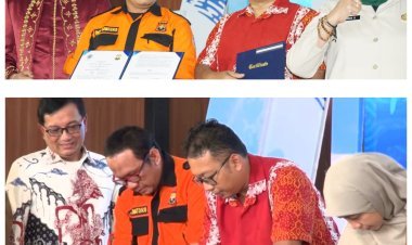 BNPB dan Senkom Mitra Polri Jalin Kerjasama Strategis Tingkatkan Kesiapsiagaan Bencana