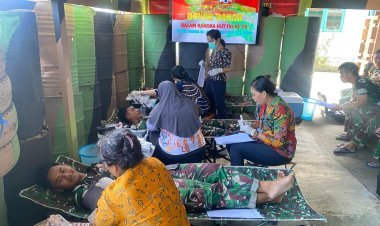 BAKSOS DONOR DARAH MARINIR HABEMA TAMBAH STOK DARAH DISTRIK DEKAI