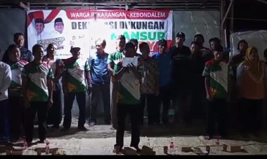 Mansur Hidayat Mendapat Dukungan Dari Masyarakat Kebondalem Di Pilbub 2024