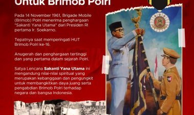 Satya Lencana Sakanti Yana Utama: Penghargaan Tertinggi untuk Brimob Polri