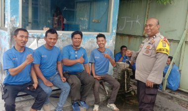 Bhabinkamtibmas Kelurahan Bunder Laksanakan Program Polisi Peduli Pengangguran