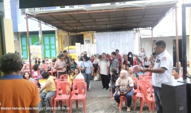 APMIKIMMDO Kota Medan dan MPnews Metropos 24 Gelar Bakti Sosial Pembagian Sembako