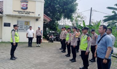 Pengamanan Lintas Kepulangan Wakil Presiden RI ke Jakarta: Apel Digelar di Cikupa