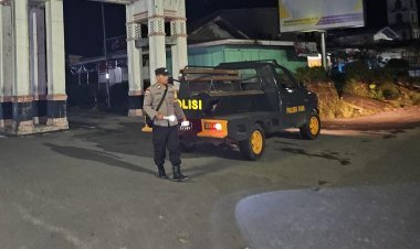 Menjelang Pilkada 2024, Polsek Raya Gelar Patroli Malam, Jaga Keamanan dan Ketertiban di Wilayah Ibu Kota Simalungun