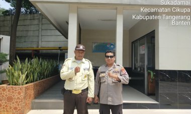 Kapolsek Cikupa Jalin Silaturahmi dengan Satpam PT Torabika Eka Semesta, Perkuat Keamanan Wilayah