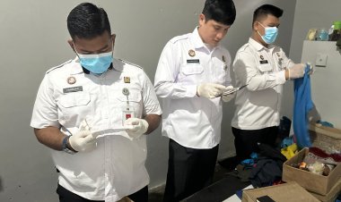 Cegah Hal-Hal Terlarang, Ka. KPR Beserta Jajaran Lakukan Sidak Kamar Hunian