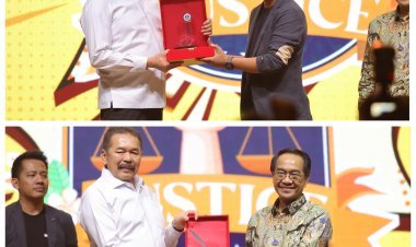 Jaksa Agung RI Terima Penghargaan Apresiasi dari Jaksapedia dan Universitas Hasanuddin dalam Acara Sound of Justice 2024
