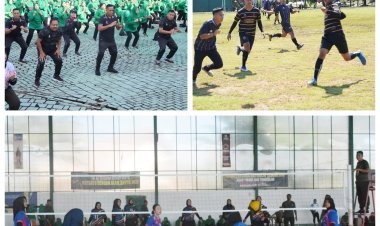 Pangdam Olahraga Bersama Dengan Keluarga Besar Kodam XII/Tpr