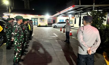 Ops Cipkon Gabungan TNI-Polri dan Satpol PP Kec Cikupa Antisipasi Gangguan Kamtibmas di Malam Minggu