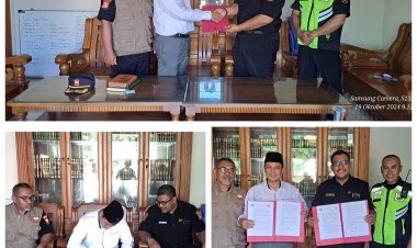 Senkom Mitra Polri Cilegon Teken MoU dengan Pondok Pesantren Baitul Ulum El-Musawa