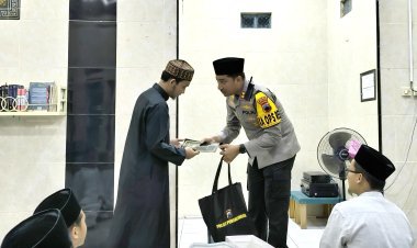 Safari Subuh di Ponpes Tahfidzul Quran, Kapolres Purbalingga Sampaikan Pesan Kamtibmas