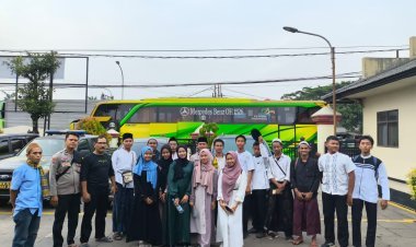 Polsek Cikupa Kirimkan Jemaah Darkum untuk Istighasah dan Doa Bersama di Polda Banten