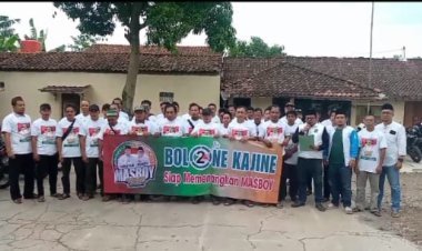 Bolone Kajine Kecamatan Randudongkal Deklarasikan Dukungannya Untuk Paslon Mansur-Bobby