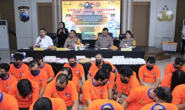 Berhasil Membongkar Jaringan Narkoba, Polrestabes Surabaya Amankan 16 Kg Sabu