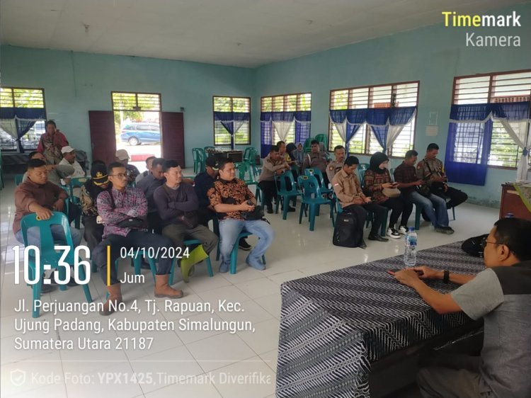 Polsek Bosar Maligas Gelar Jumat Curhat, Dengar Langsung Aspirasi Masyarakat di Ujung Padang