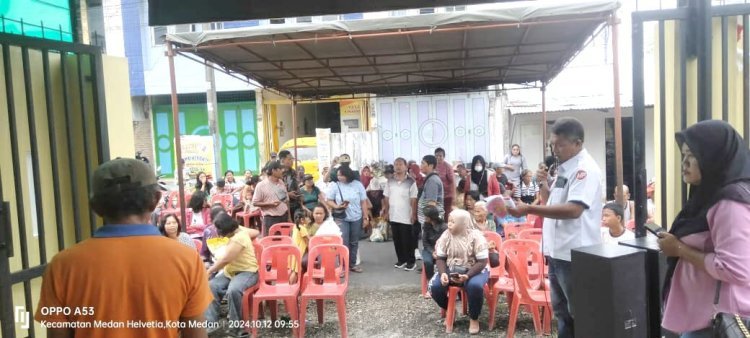 Sinergi APMIKIMMDO Kota Medan dengan Media dalam Aksi Sosial Pembagian Sembako
