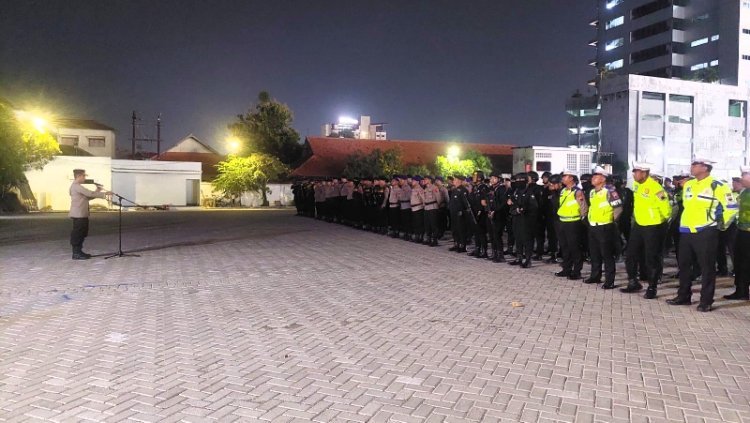 Polisi Gelar Patroli Gabungan Skala Besar Antisipasi Gangster dan Balap Liar Di Semarang, Jamin Kamtibmas Selama Pilkada 2024