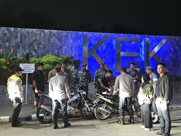 Polsek Bosar Maligas Bersama TNI Gelar Razia Skala Besar Antisipasi Balap Liar dan Gang Motor, Amankan Enam Remaja