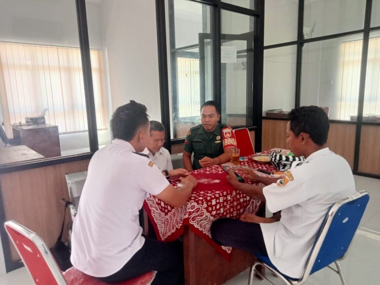 Babinsa Jalin Sinergitas dengan Lurah, Wujudkan Kemandirian dan Kesejahteraan Masyarakat