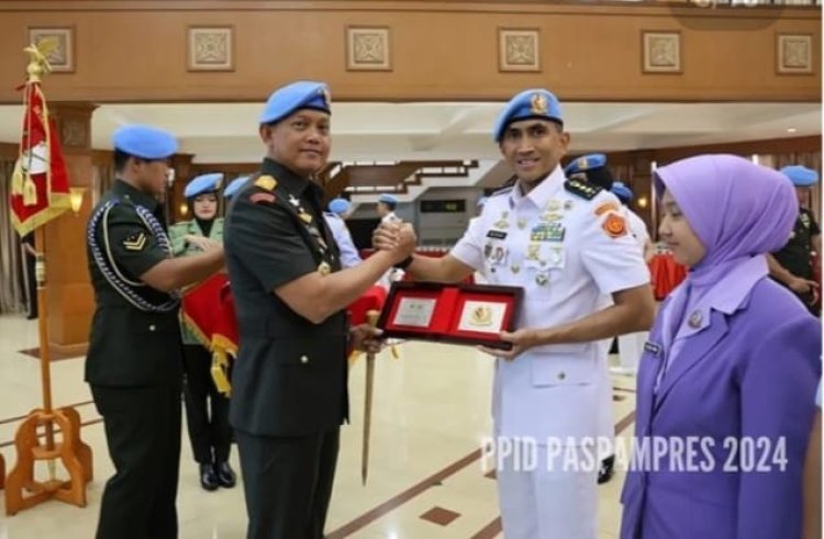 Danpaspamres Pimpin Pelepasan dan Pengukuhan Pamen Paspampres