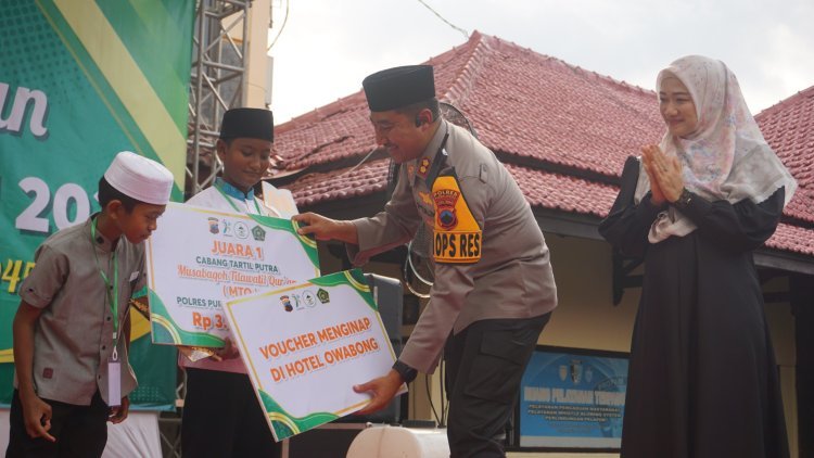 Ini Para Juara MTQ 2024 di Polres Purbalingga