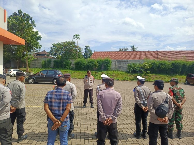 Apel Konsolidasi Pengamanan Antisipasi Pelantikan Presiden RI 2024 di Balaraja Timur