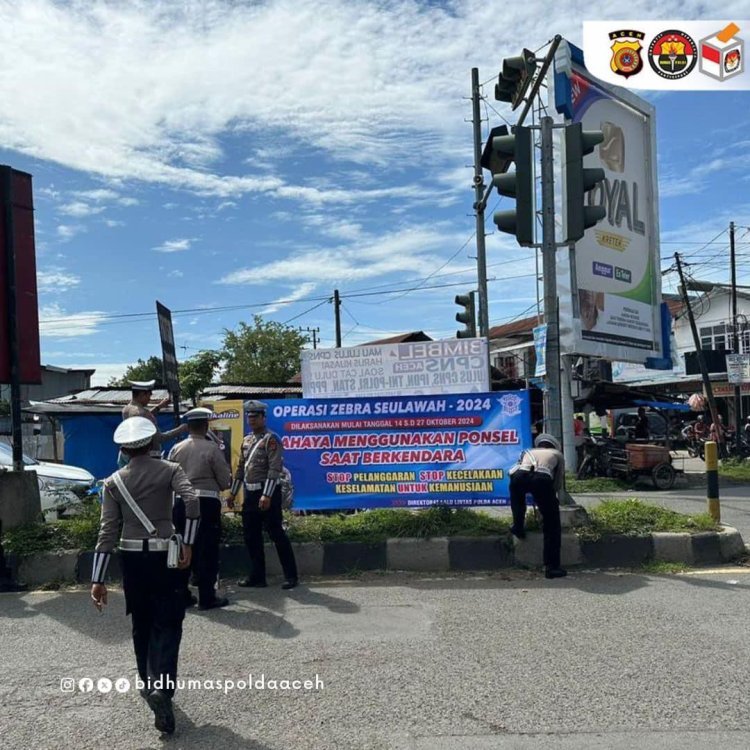 Edukasi Lalu Lintas dalam Operasi Zebra Seulawah 2024: Langkah Proaktif di Banda Aceh dan Aceh Besar