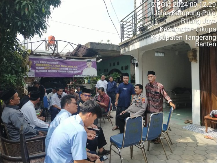 Sambang Duka Bhabinkamtibmas Polsek Cikupa