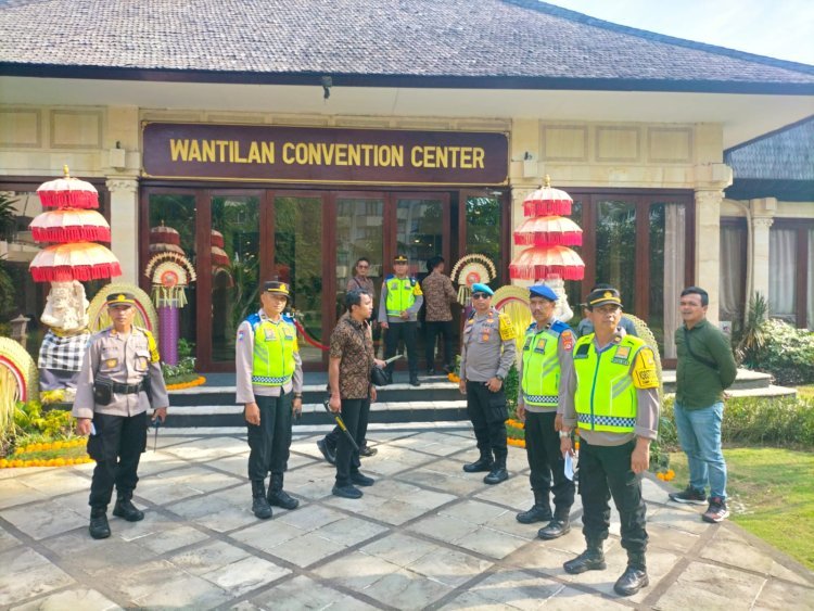 Polres Bangli Amankan debat Publik Pertama Paslon Bupati dan Wakil Bupati Bangli